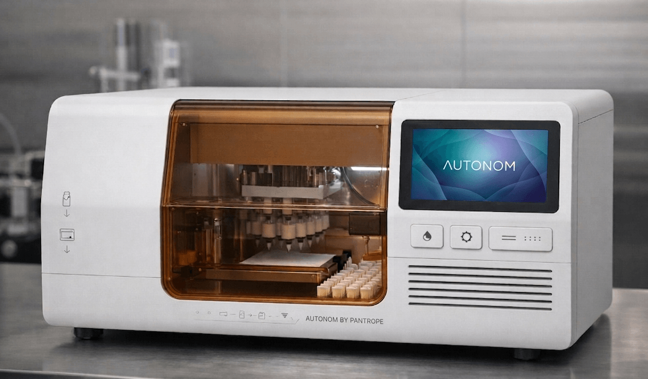 Autonom Solo — tabletop autonomous reconstitution system
